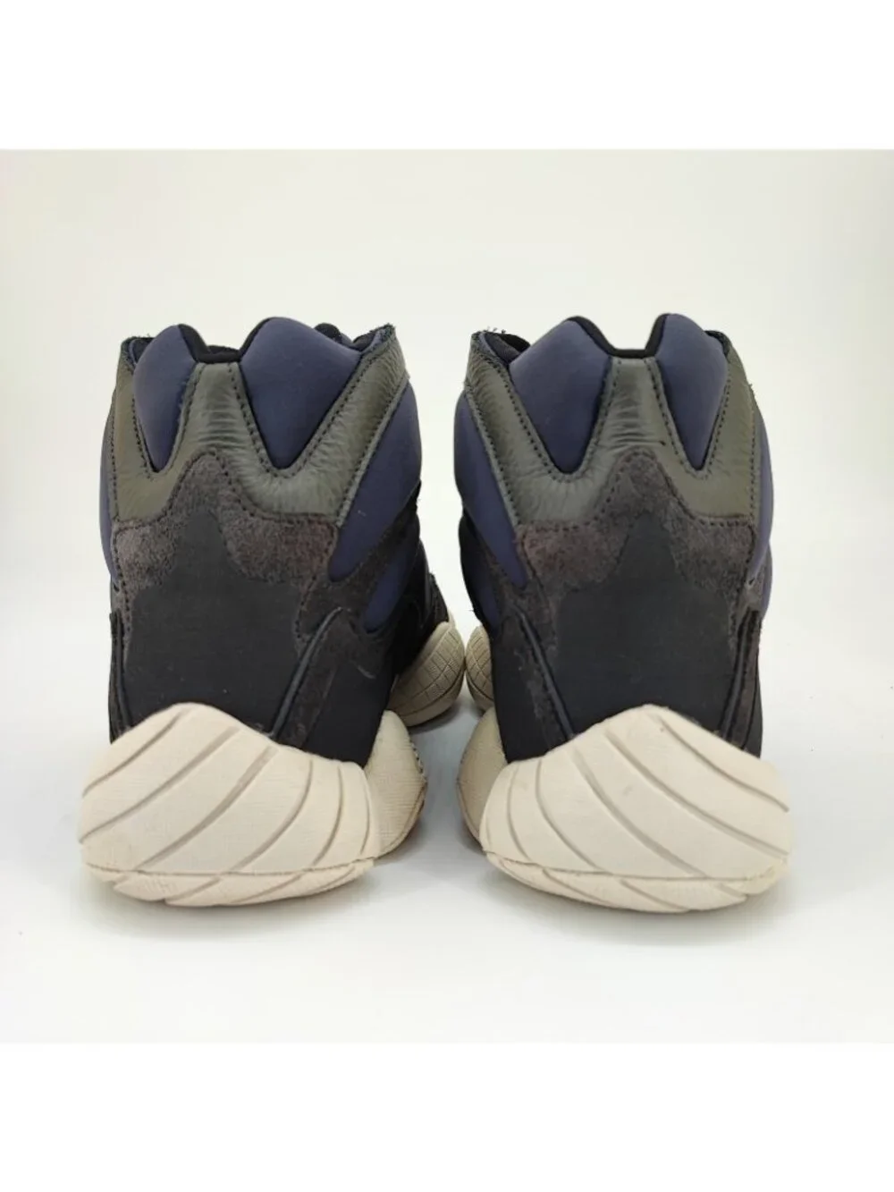 Adidas Yeezy 500 High Slate Men's Size 9.5 US Sneakers Suede Blue FW4968